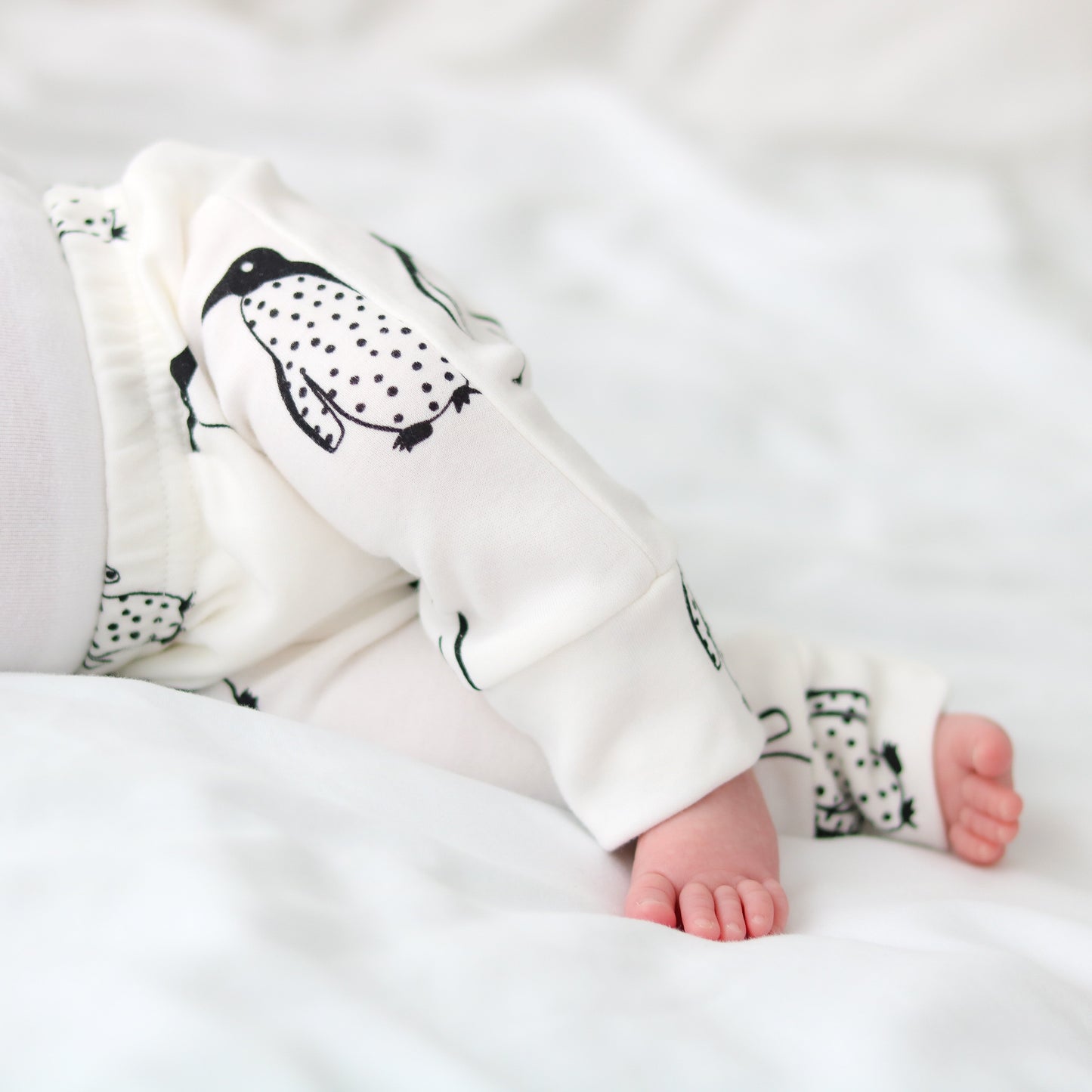 Milk Penguin Baby Leggings