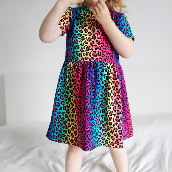 Load image into Gallery viewer, Neon Leopard Dress
