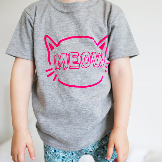 Load image into Gallery viewer, Meow Grey T-Shirt
