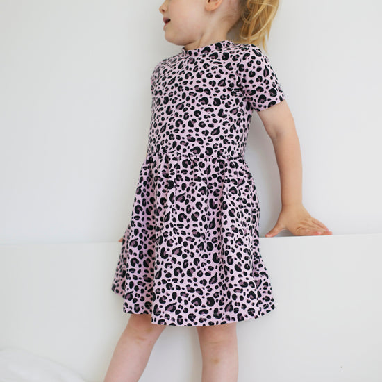 Blush Leopard Print Dress