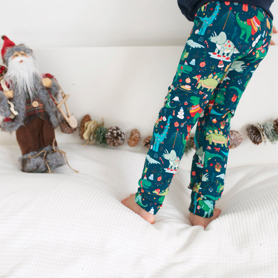 Load image into Gallery viewer, Christmas Dino Leggings
