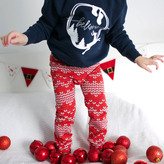 Load image into Gallery viewer, Christmas Knit Leggings
