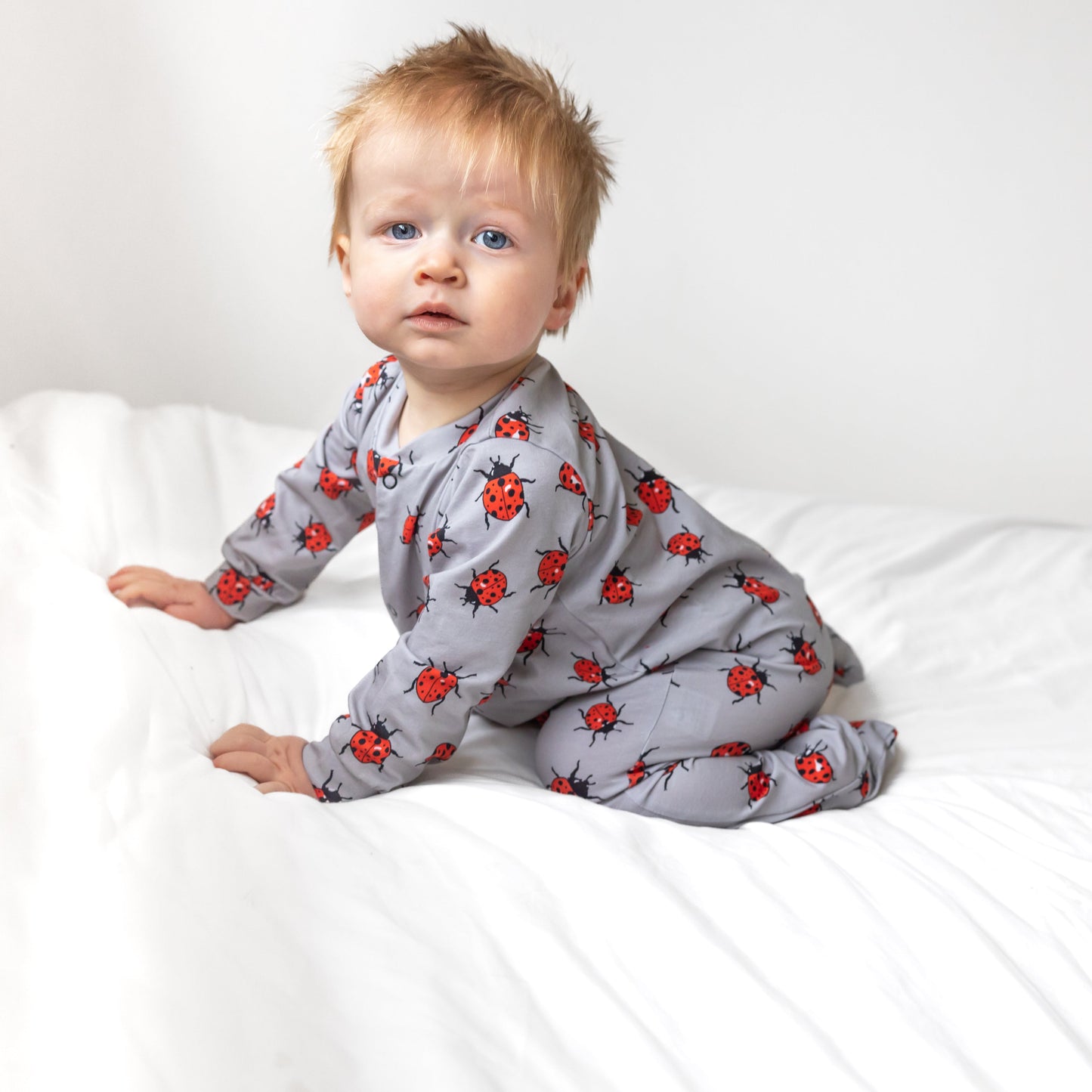 Ladybird Cotton Sleepsuit