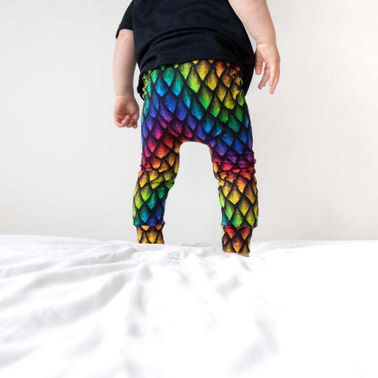 Load image into Gallery viewer, Rainbow Dragon Leggings
