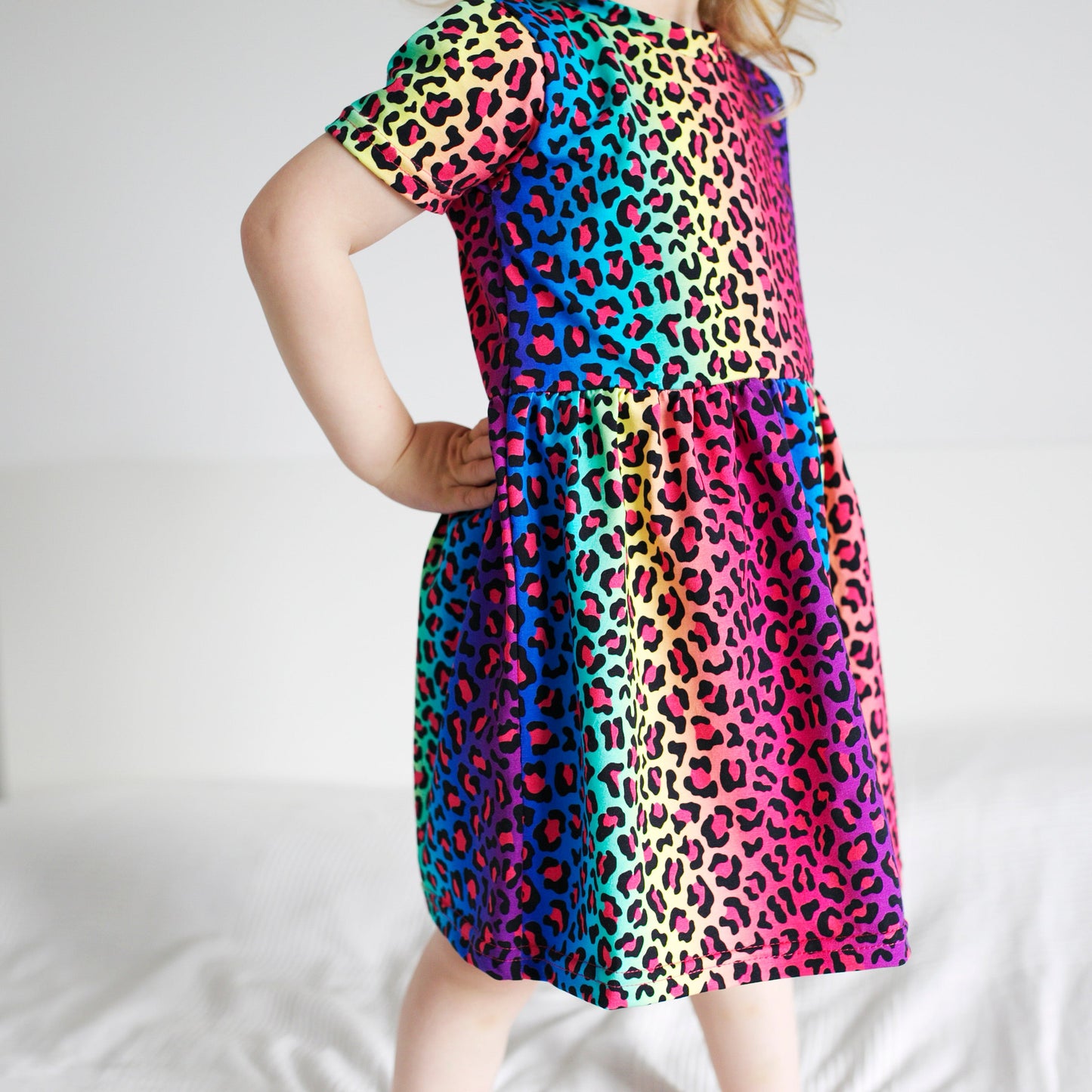 Load image into Gallery viewer, Neon Leopard Dress
