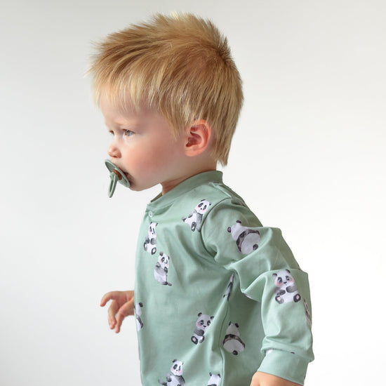 Load image into Gallery viewer, Panda Cotton Sleepsuit
