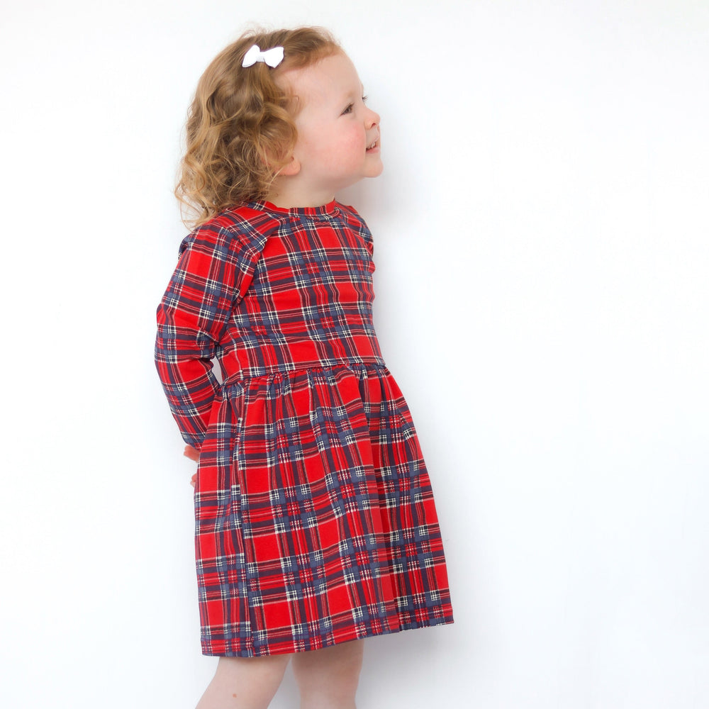 
                  
                    Long Sleeve Tartan Dress
                  
                