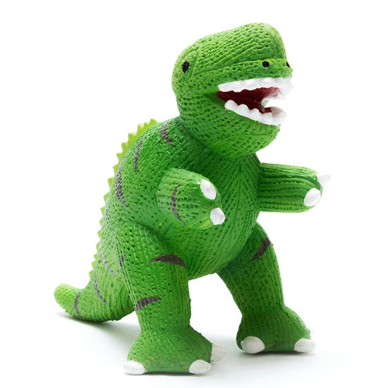 Charger l&amp;#39;image dans la galerie, 3 in 1 Dinosaur Toy - Teether, Bath, Rubber toy- T REX
