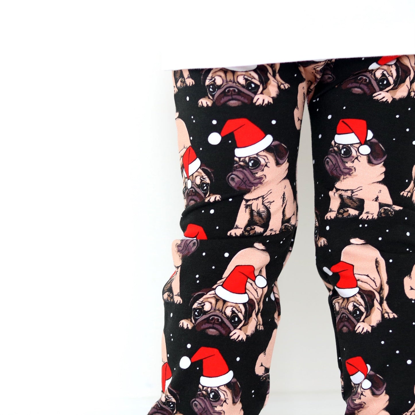 Cargar imagen en el visor de la galería, Christmas Pug Leggings

